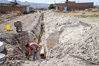 Ampliación de red de agua potable, drenaje y alcantarillado, entre los proyectos que se mencionan ■ Fotos: La Jornada Zacatecas