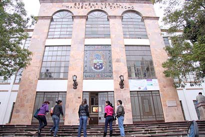 Instalaciones de la Benemérita Escuela Normal Manuel Ávila Camacho ■ foto: La Jornada Zacatecas