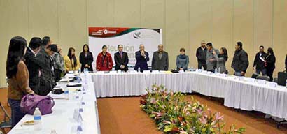 Reunión de los integrantes de la comisión ■ Foto: La Jornada Zacatecas