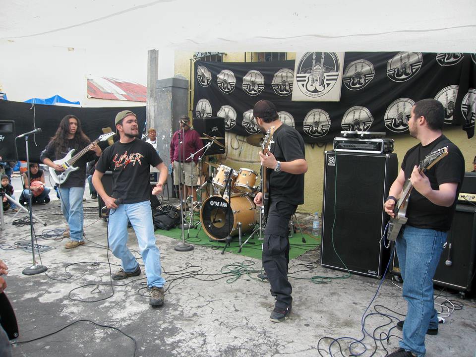 Pacal, la banda más longeva de metal en Zacatecas, en el Chopo, en 2006