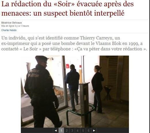 Imagen tomada del portal electrónico del diario http://www.lesoir.be