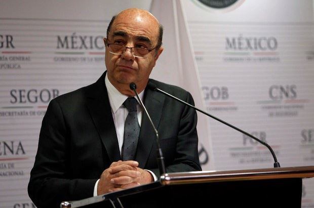 El procurador General de la República, Jesús Murillo Karam, en imagen del 7 de diciembre de 2014, durante una conferencia de prensa. Foto: La Jornada