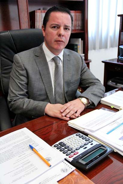 Raúl Brito Berúmen, titular de la Auditoría Superior del Estado ■ FOTO: MIGUEL ÁNGEL NÚÑEZ