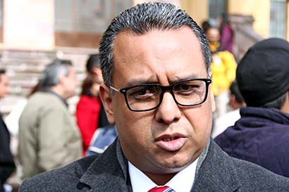 Sergio Martínez Escamilla, delegado de la Procuraduría General de la República en Zacatecas ■ FOTO: ANDRÉS SÁNCHEZ
