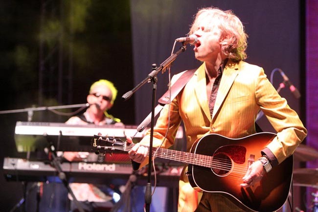 Concierto de clausura del Hay Festival en 2010, donde se presentó Bob Geldof ■ foto: La Jornada Zacatecas