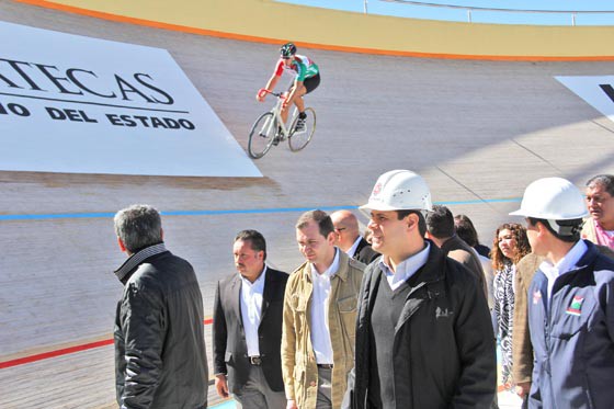 Señalan que el de Zacatecas será el primer velódromo a nivel nacional al aire libre, certificado por la Unión Ciclista Internacional ■ foto: andrés sánchez