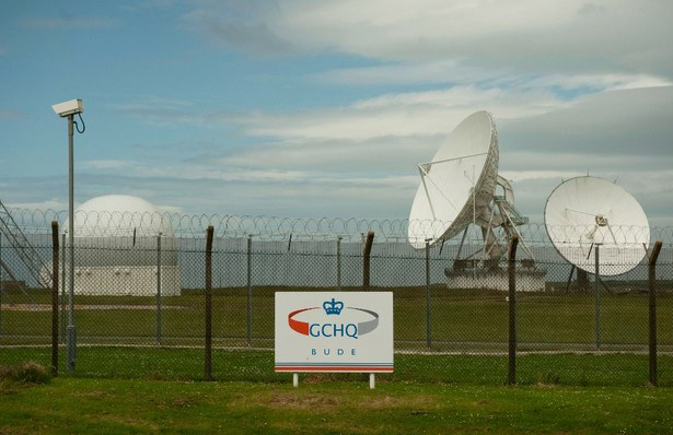 Instalaciones de la agencia de inteligencia británica, GCHQ en Cornwall. Foto Reuters