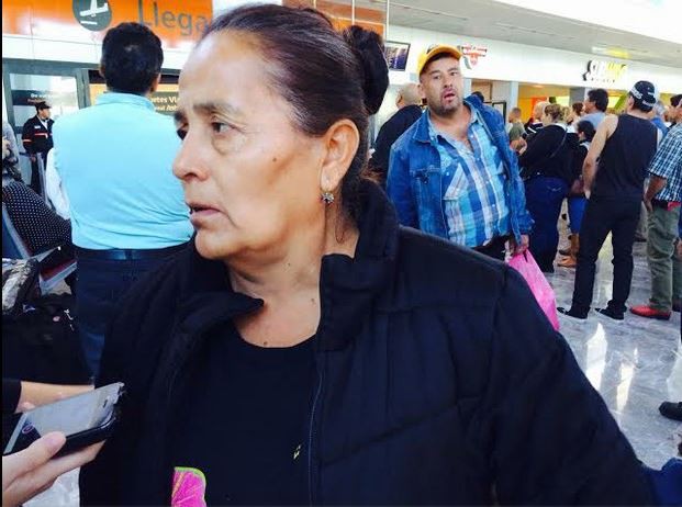 Madre de Antonio Zambrano, mexicano ejecutado en Pasco, estado de Washington. Foto La Jornada BC