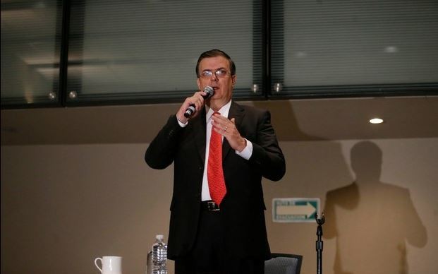 El ex titular del GDF, Marcelo Ebrard Casaubon, en conferencia el 10 de septiembre de 2014. Foto: La Jornada
