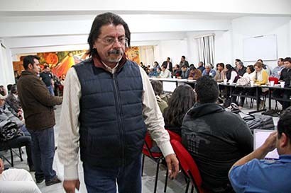 Crescenciano Sánchez Pérez, secretario general de la organización sindical ■ foto: andrés sánchez