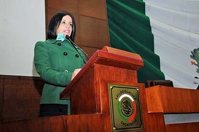 María Guadalupe Medina Padilla, legisladora local por Acción Nacional ■ FOTO: LA JORNADA ZACATECAS