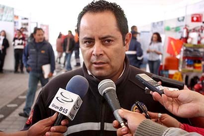 Juan Antonio Caldera, director del departamento de Bomberos de Protección Civil ■ FOTO: MIGUEL ÁNGEL NÚÑEZ