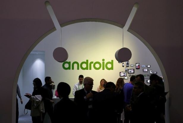 Módulo de Android en el Mobile World Congress de Barcelona. Foto Reuters