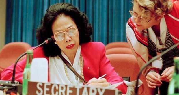 Aspecto de la Conferencia de las Naciones Unidas sobre la Mujer, realizada en septiembre de 1995 en Pekín, donde 189 países adoptaron guías para alcanzar la igualdad de género. Imagen tomada de la página www.un.org/es