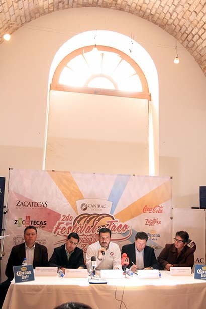 Conferencia de prensa donde se anunció el evento ■ FOTO: ERNESTO MORENO