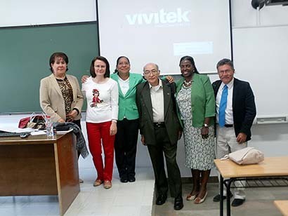 Imagen de los maestros que viajarán a España para impartir conferencias e intercambiar experiencias ■ FOTO: LA JORNADA ZACATECAS