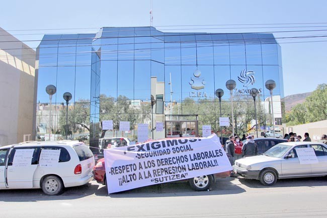 Aspecto de las instalaciones del Instituto Zacatecano para la Educación de los Adultos tomadas por personal hace 68 días ■ foto: ernesto moreno