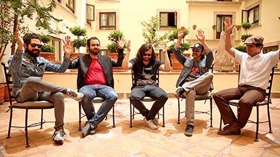 Integrantes de Enjambre, grupo de rock conformado por jóvenes fresnillenses que radican en Estados Unidos ■ FOTO: MIGUEL ÁNGEL NÚÑEZ