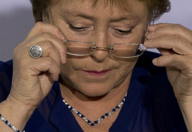 La presidenta Michelle Bachelet, en imagen de archivo. Foto Ap
