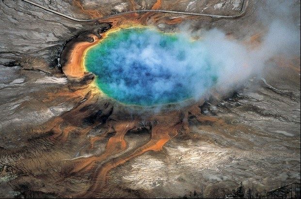 Imagen del volcán de Yellowstone. Foto Ap