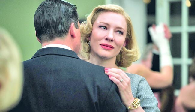 Fotograma de la película Carol, de Todd Haynes, protagonizada por Cate Blanchett ■ FOTOS: PÁGINA OFICIAL DEL FESTIVAL DE CANNES 2015
