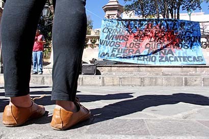 En el estado se han realizado manifestaciones para exigir justicia por el caso Ayotzinapa ■ FOTO: ANDRÉS SÁNCHEZ