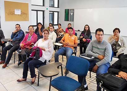 Asisten al curso taller profesores de 21 planteles del Colegio de Bachilleres ■ FOTO: LA JORNADA ZACATECAS