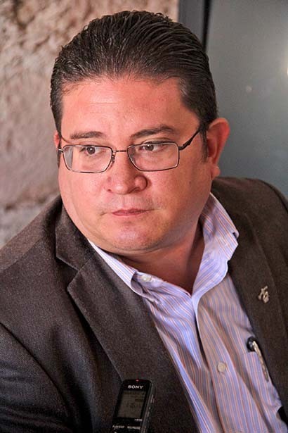 Rubén Ibarra Reyes, director de Ciencias Sociales de la Universidad Autónoma de Zacatecas ■ FOTO: ANDRÉS SÁNCHEZ