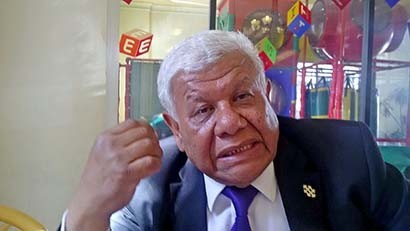 Ismael Estrada López, soberano inspector general de la Orden Grado 33 del Supremo Consejo de México ■ FOTO: ALMA RÍOS