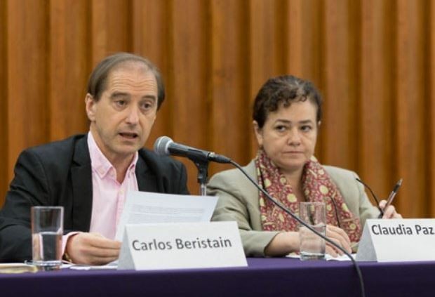 Carlos Beristain y la ex fiscal guatemalteca Claudia Paz, integrantes del grupo de expertos de la CIDH para el caso Ayotzinapa, rindieron su tercer informe sobre los avances. Foto: La Jornada