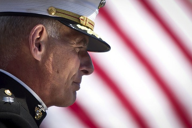 El general John Kelly, de los cuerpos de 'marines' estadounidenses, en imagen de antier. Foto Reuters