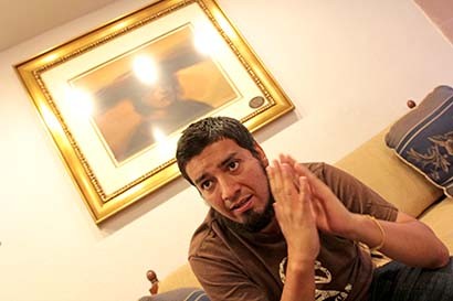 Armando Salgado, poeta uruapense y maestro ■ foto: ernesto moreno