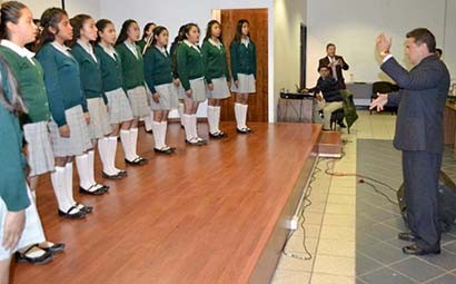 Mediante el evento buscan cimentar la formación de alumnos de educación básica ■ FOTO: LA JORNADA ZACATECAS