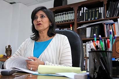 La procuradora general de Justicia del estado, Leticia Catalina Soto Acosta ■ foto: LA JORNADA ZACATECAS