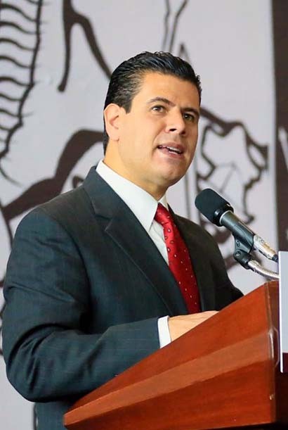 El gobernador Miguel Alonso Reyes ■ foto: LA JORNADA ZACATECAS