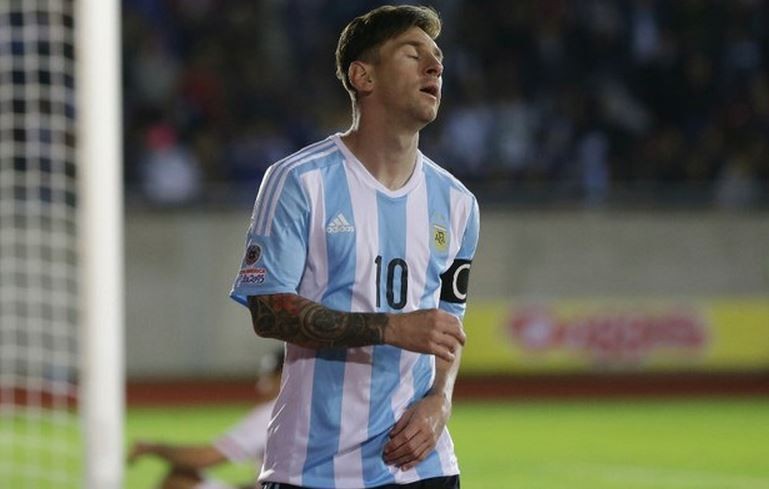 Leo Messi suma apenas un gol para Argentina en el torneo, producto de un penal en el empate 2-2 con Paraguay en el debut. Foto Ap