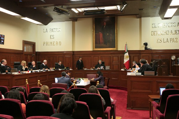 Sesión en la Suprema Corte de Justicia de la Nación del pasado 6 de abril. Foto: La Jornada