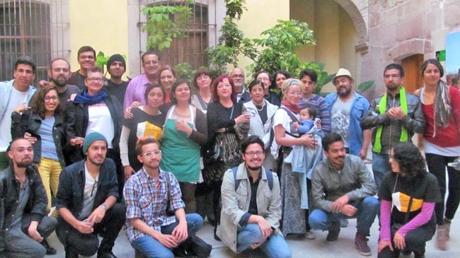 El festival reunió a varios artistas, docentes y escritores. En la imagen, clausura del evento ■ foto: La Jornada Zacatecas