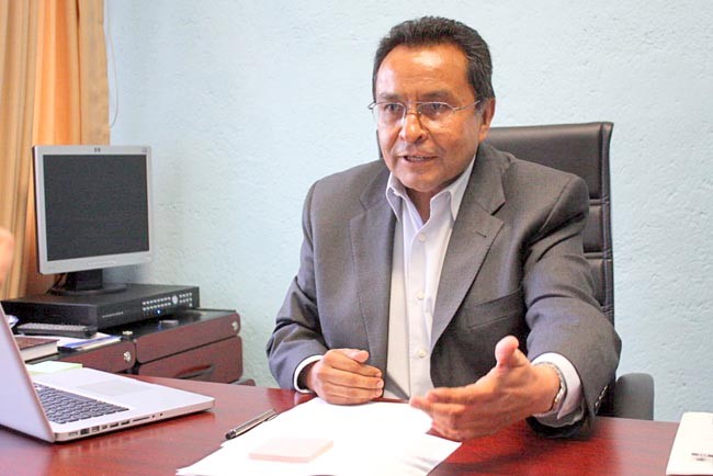 Cuauhtémoc Rodríguez Aguirre, secretario general de la UAZ ■ foto: MIGUEL áNGEL NúÑEZ
