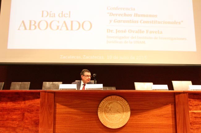 José Ovalle Favela, académico del Instituto de Investigaciones Jurídicas de la UNAM ■ FOTO: ANDRÉS SÁNCHEZ