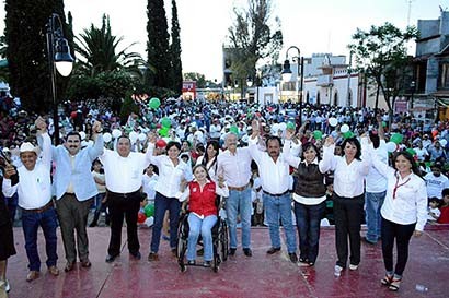 Imagen de la campaña realizada por la priísta en el Distrito 3 ■ FOTO: LA JORNADA ZACATECAS
