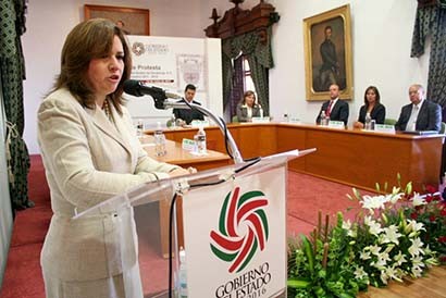 Fabiola Torres, presidenta del Colegio de Notarios Públicos de Zacatecas ■ FOTO: MIGUEL ÁNGEL NÚÑEZ