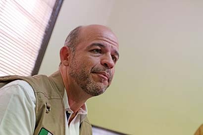 Arnoldo Rodríguez Reyes, delegado estatal de la Procuraduría Federal del Consumidor ■ FOTO: ERNESTO MORENO