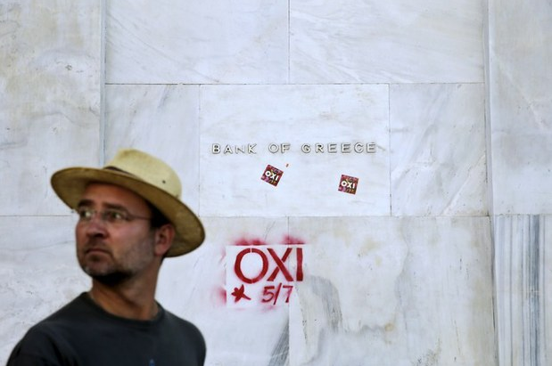 Grecia se prepara para el referendo del domingo, en el que se votará sobre el rescate al país heleno. Foto Reuters