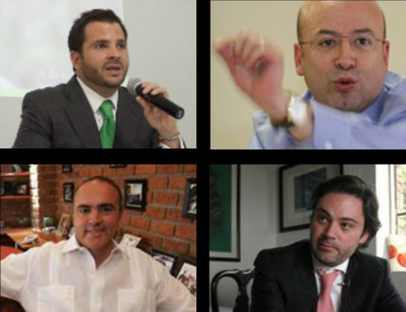 De izquierda a derecha y de arriba a abajo: Rafael Pacchiano, Renato Sales, José Calzada y Aurelio Nuño. Fotos La Jornada y Cuartoscuro