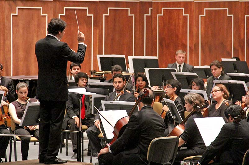 Continúan las presentaciones de la Orquesta Filarmónica de Zacatecas ■ FOTO: ANDRÉS SÁNCHEZ