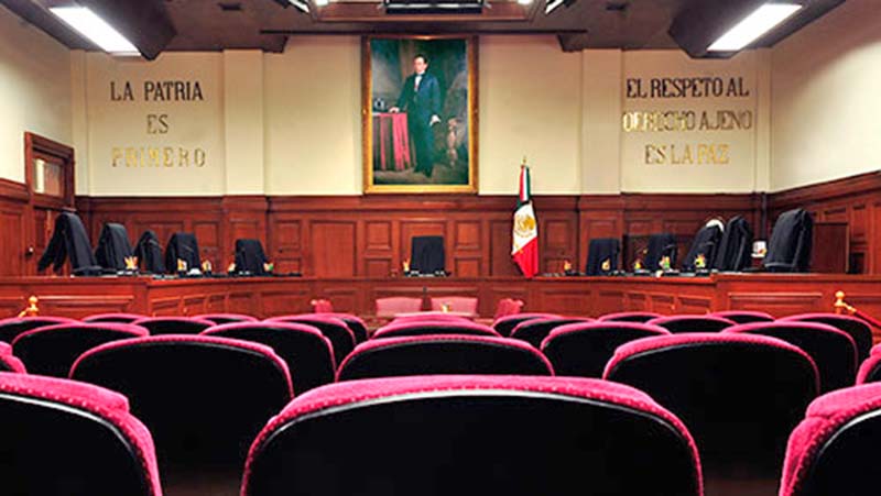 Aspecto de la sala del Pleno en el máximo tribunal del país ■ FOTO: LA JORNADA ZACATECAS