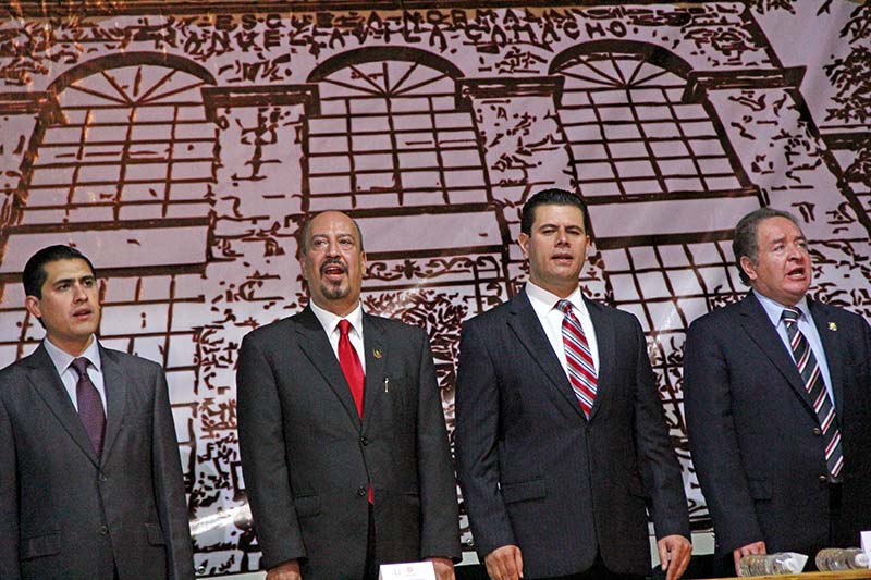 El gobernador Miguel Alonso acudió a la celebración de la Benmac ■ FOTO: ANDRÉS SÁNCHEZ