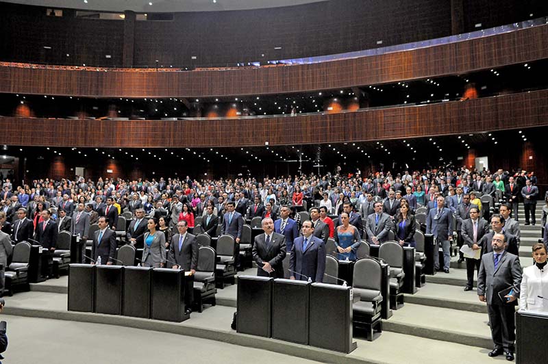 Legisladores de Movimiento de Regeneración Nacional siguen con su cometido, señalan. Aspecto de la Cámara de Diputados federal ■ FOTO: LA JORNADA ZACATECAS