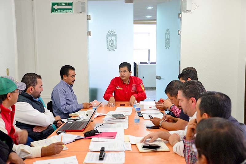 Aspecto de la reunión de trabajo en Guadalupe ■ foto: la jornada zacatecas